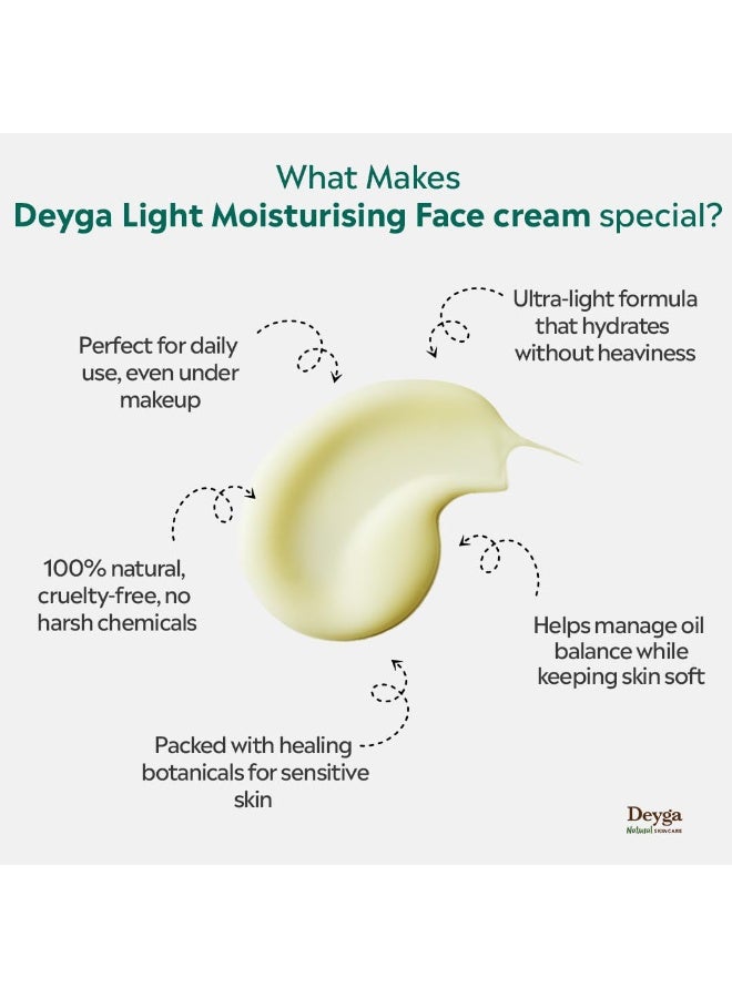 Deyga Light Moisturising Face cream (30 Grm) | For Oily to Normal Skin | Pigmentation Control (30 Gram, Light Moisturising Face cream) - Image 3